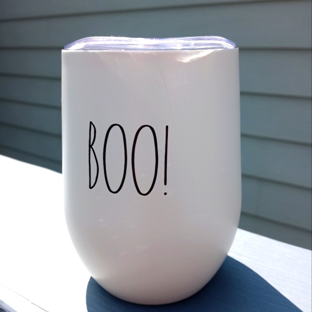 Rae Dunn Wine Tumbler Boo Tumbler